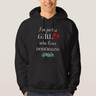 Alleen een meisje dat van Dobermans houdt, zeg maa Hoodie