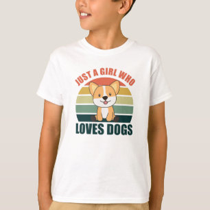 Alleen een meisje dat van Dragons Fantasy Dragon G T-shirt