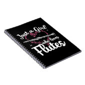 Alleen een meisje dat van fluiten houdt notitieboek (Rechterzijde)