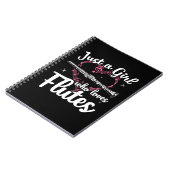 Alleen een meisje dat van fluiten houdt notitieboek (Linkerzijde)