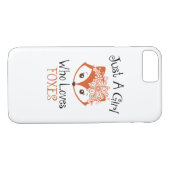 Alleen een meisje dat van foxes houdt Case-Mate iPhone case (Achterkant (Horizontaal))