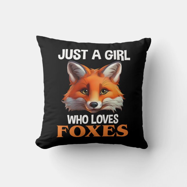 Alleen een meisje dat van foxes houdt kussen (Voorkant)