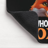 Alleen een meisje dat van foxes houdt muismat (Hoek)