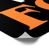 Alleen een meisje dat van foxes houdt poster (Hoek)