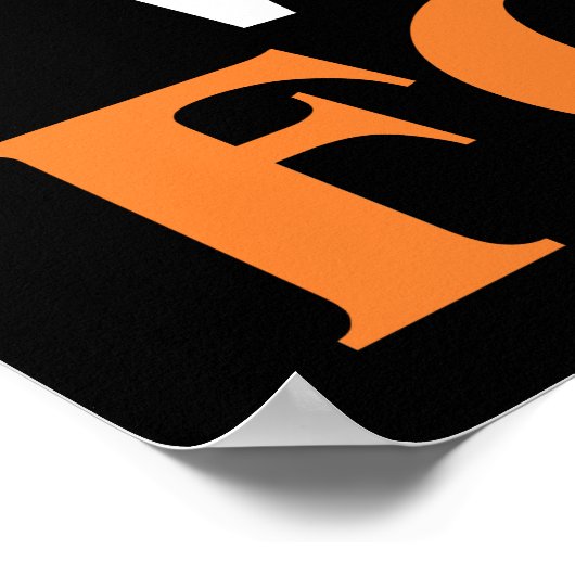 Alleen een meisje dat van foxes houdt poster (Hoek)