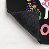 Alleen een meisje dat van geiten houdt muismat (Hoek)