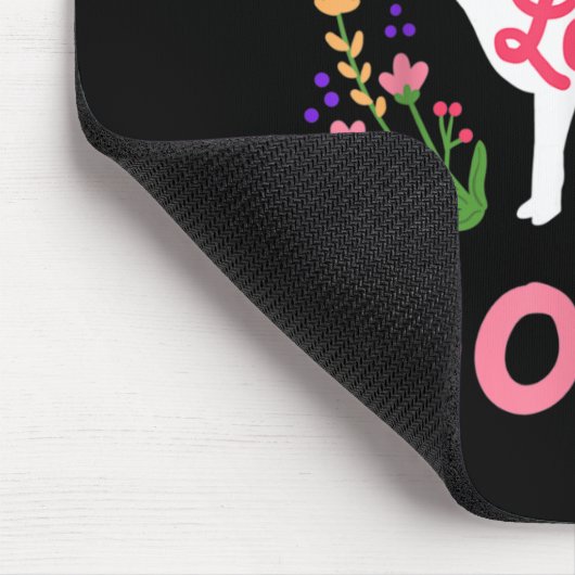 Alleen een meisje dat van geiten houdt muismat (Hoek)