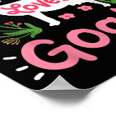 Alleen een meisje dat van geiten houdt poster (Hoek)