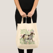 Alleen een meisje dat van geiten houdt tote bag (Voorkant (product))