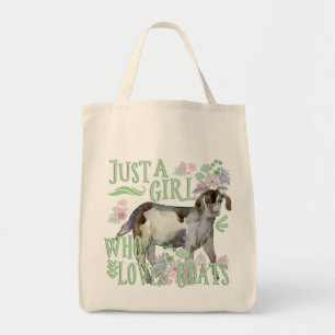 Alleen een meisje dat van geiten houdt tote bag