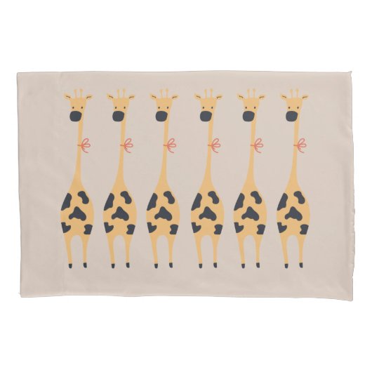Alleen een meisje dat van Giraffe Pillow Hoesje ho Kussensloop (Voorkant)