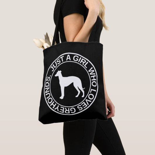 Alleen een meisje dat van Greyhounds houdt, cadeau Tote Bag (Dichtbij)