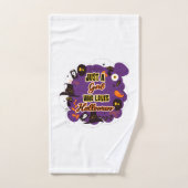 Alleen een meisje dat van Halloween houdt Bad Handdoek (Handdoek)