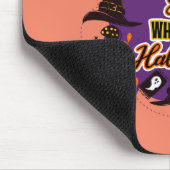 Alleen een meisje dat van Halloween houdt Muismat (Hoek)