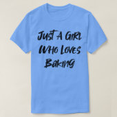 Alleen een meisje dat van het baken 3 houdt t-shirt (Design voorkant)
