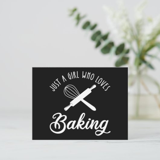 Alleen een meisje dat van het baken houdt briefkaart (Staand voorkant)