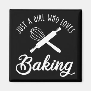 Alleen een meisje dat van het baken houdt magneet