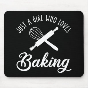 Alleen een meisje dat van het baken houdt muismat