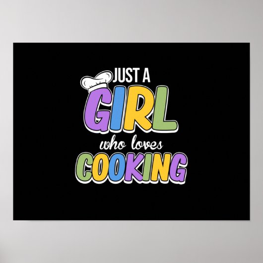 Alleen een meisje dat van het koken houdt, Cook Ch Poster (Voorkant)