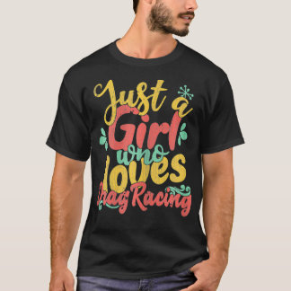 Alleen een meisje dat van het Shirt met racistisch