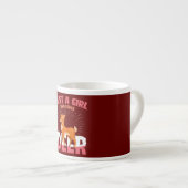 Alleen een meisje dat van het wilde dierenleven ho espresso kop (Voorkant rechts)