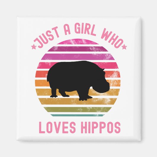 Alleen een meisje dat van hipps houdt magneet (Voorkant)