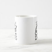 Alleen een meisje dat van Honden houdt Koffiemok (Center)