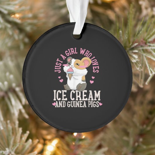 Alleen een meisje dat van Ice Cream houdt en van p Ornament (Boom)