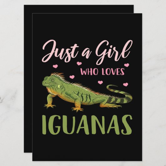 Alleen een meisje dat van Iguanas houdt (Voorkant / Achterkant)
