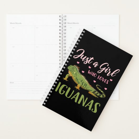 Alleen een meisje dat van Iguanas houdt Planner (Display)