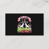 Alleen een meisje dat van Jezus houdt en paarden d Visitekaartje (Achterkant)