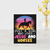 Alleen een meisje dat van Jezus houdt en Paardensp Kaart (Gele Bloem)