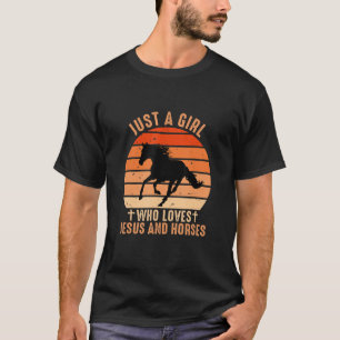 Alleen een meisje dat van Jezus houdt en van een m T-shirt