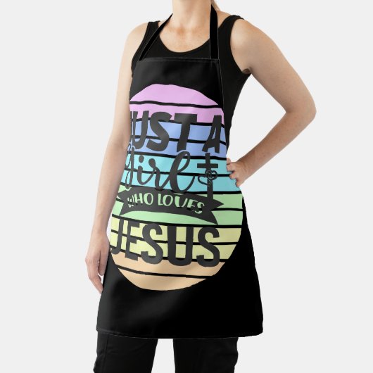 Alleen een meisje dat van Jezus houdt Schort (Insitu)