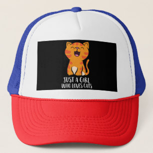 Alleen een meisje dat van katten houdt Pullover Trucker Pet