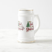 Alleen een meisje dat van Kerstmis houdt Bierpul (Voorkant rechts)