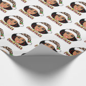 Alleen een meisje dat van Kerstmis houdt  Cadeaupapier (Hoek)