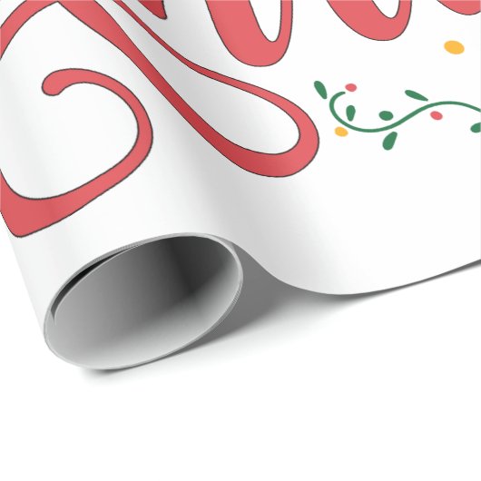 Alleen een meisje dat van Kerstmis houdt Cadeaupapier (Rol Hoek)