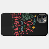 Alleen een meisje dat van Kerstmis houdt Case-Mate iPhone Case (Achterkant (horizontaal))