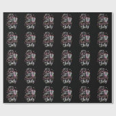 Alleen een meisje dat van Kerstmis houdt in juli S Cadeaupapier (Vlak)