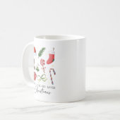 Alleen een meisje dat van Kerstmis houdt Koffiemok (Voorkant links)