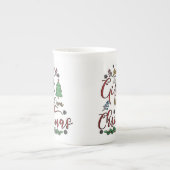 Alleen een meisje dat van Kerstmis houdt Porselein Kop (Voorkant)