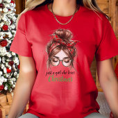 Alleen een meisje dat van Kerstmis houdt T-shirt