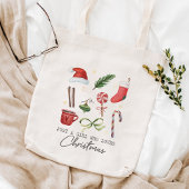 Alleen een meisje dat van Kerstmis houdt Tote Bag
