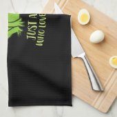 Alleen een meisje dat van kikkers houdt | Cute Fro Theedoek (Quarter Fold)