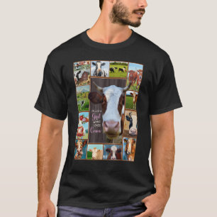 Alleen een meisje dat van Koe houdt kostuum Koe ko T-shirt