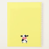 Alleen een meisje dat van Koeien houdt! Harten en Planner (Achterkant)