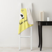 Alleen een meisje dat van koeien houdt! Harten en  Sherpa Deken (In situ)