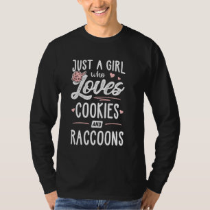 Alleen een meisje dat van koekjes en snoepjes houd t-shirt