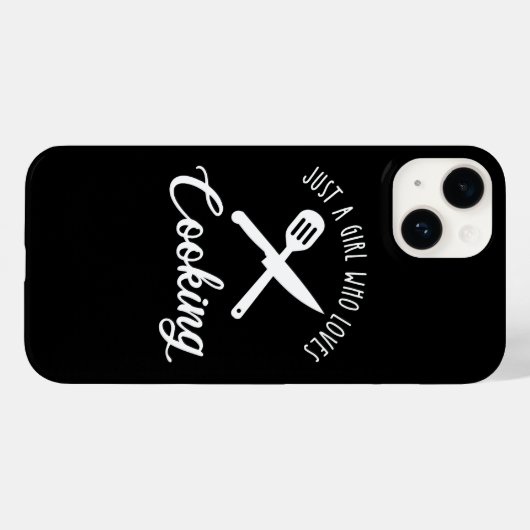 Alleen een meisje dat van koken houdt Case-Mate iPhone case (Achterkant (horizontaal))